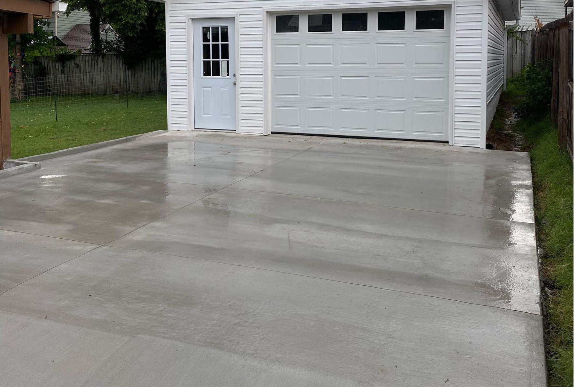 concrete driveways